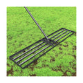 Lawn Leveling Rake 45"x10", Heavy Duty Rakes for Lawns with Anti-Rust Coating & Adjustable Handle, Effort-Saving Lawn