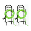 Garden Hose Holder，2Pack Freestanding Heavy Duty Hose Water Hose Reel Stand | Hose Holder with 4 Stabilizing Spikes