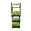 60 Pod Vertical Hydroponic System, Indoor Smart Garden | Full spectrum LED lights, auto water pump, 60 pod vertical