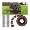 30 Ft Planting Grow Rings with 30 PCS Spikes Plant Rings for Outdoor Plants Planting Ring for Separate Rock and