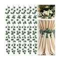 6 Pack Eucalyptus Garland Wedding Cocktail Table Ties Faux Greener