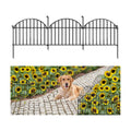 32 Panels Garden Fence, 45.33ft x 20in Animal Barrier Fences for Rabbits Dogs, Rustproof Metal Gardens Border Fencing