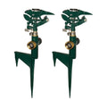 Hourleey 2 Pack Impact Sprinkler for Yard, Adjustable 360 Degree Zinc Alloy Sprinkler Head on Metal Step Spike, Heavy