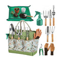 10Pack Gardening Tools for Backyard Lawn Planting & Weeding | Stainless Steel Rust-Proof,Ergonomic Non-Slip Grip; Ideal
