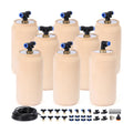 8pcs 3.5x3.5x7in Olla Pot 30oz Insert Devices for Vacation Garden Use Drip Irrigation System Olla Watering System