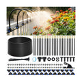 GOTGELIF 100FT Drip Irrigation Kit, with 25Pcs 360° Adjustable Nozzles, 5/16" Tubing, 30 T-connectors, Water-Saving