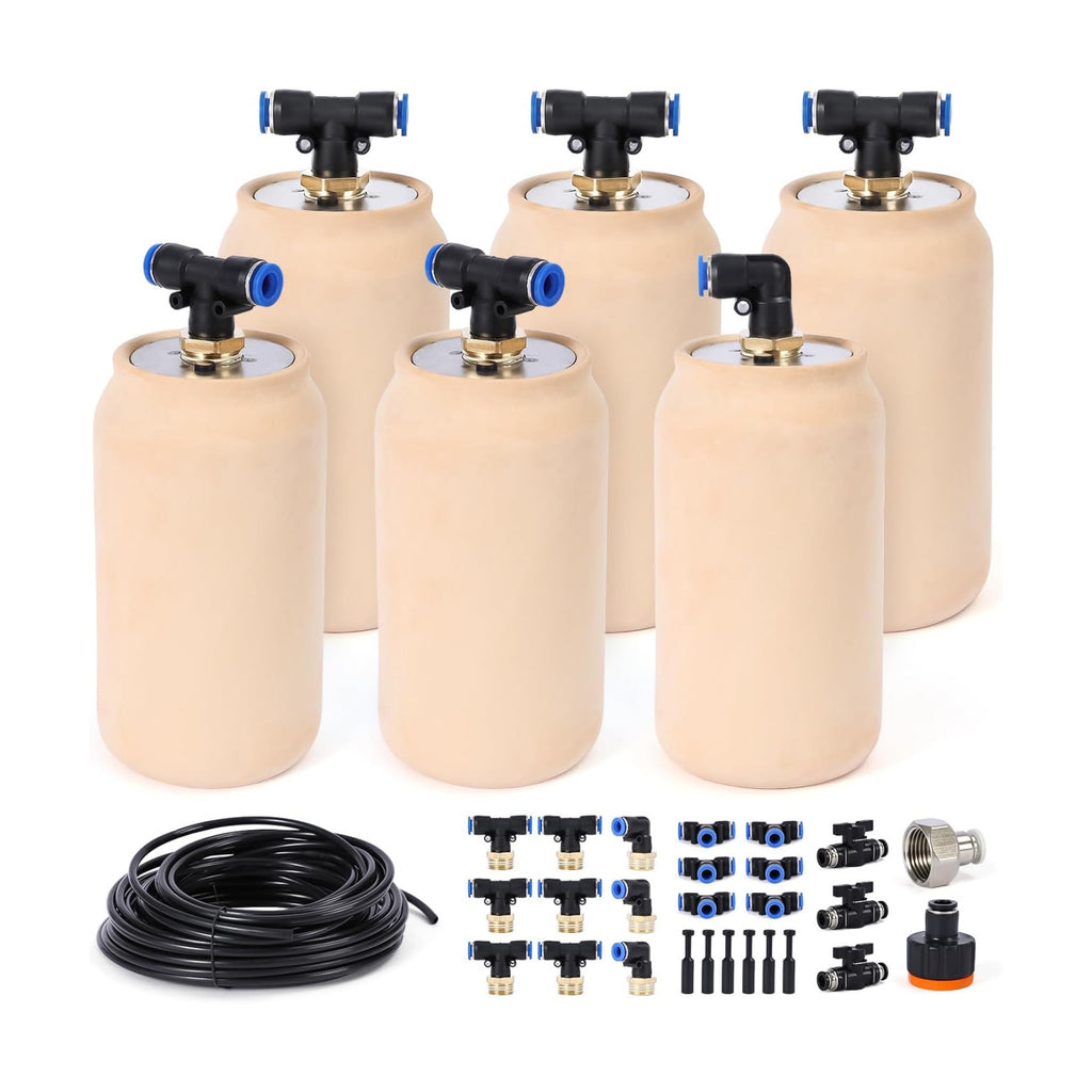 6pcs Plant Watering Device Easy Self Watering Planter for Your Garden 17oz Olla Watering System 3.1x3.1x6inClassic