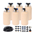 6pcs Plant Watering Device Easy Self Watering Planter for Your Garden 17oz Olla Watering System 3.1x3.1x6inClassic