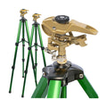 Hourleey 2 Pack Impact Sprinkler on Tripod, Rotating Water Sprinklers for Yard Lawn and Garden, Heavy Duty 360 Degree