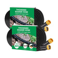 Thickened Flat Soaker Hose 100 ft, Flat Drip Irrigation Hose for Garden, 100/50/25 ft Lawn & Patio Watering System