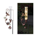 Solar Rain Gauge Outdoor, 7" Tube Dragonfly Rain Gauges