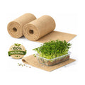 Vexillum 2Pcs Jute Microgreen Growing Mat Roll (5" x 197") | Natural Grow Pad for Microgreens, Seed Sprouting &
