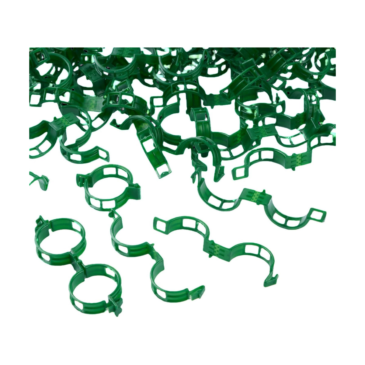200Pcs Garden Vine Plant Support Clips,Plastic Fixing Clips for Securing and Training Climbing Plants,Tomatoes,Grapes,Vine Vegetables and Potted Plant (200, Green)