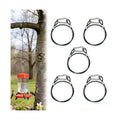5 Pcs 25in Hanging Chain Cable Rope Bird Feeder Hanger, Hanging Steel Cable with Carabiner Hook, for Suet Feeder, Tree, Planters, Lanterns