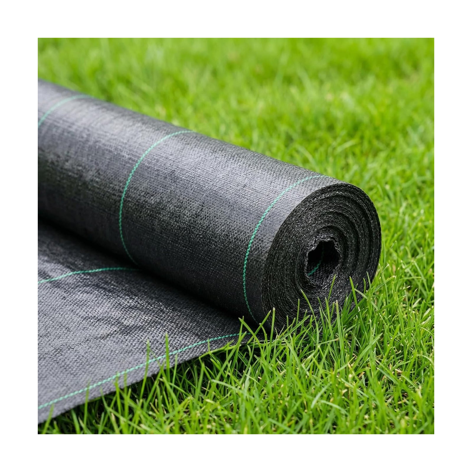 HOOPLE 4 ft x 100 ft Weed Barrier Landscape Fabric, 3.2 oz Heavy Duty Woven Geotextile Ground Cover, Water Permeable