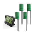 Nexuslab Wireless Soil Moisture Meter with LCD Receiver – 3‑Probe 3‑in‑1 Sensor (Moisture, Temperature, Light), 230 ft