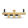 Garden Hose Splitter, 5 Way Heavy Duty Brass hose splitter, Water Hose Bib Spigot Splitter with 0.59" Full Flow Ball