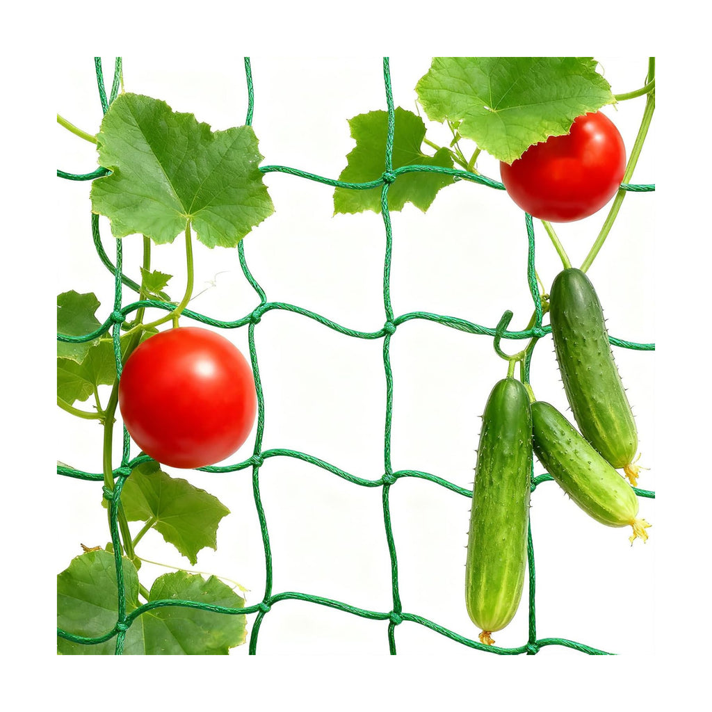 6.6x32.8FT Trellis Netting for Climbing Plants,Trellis Netting with Plant Clips, Heavy-Duty PE Trellis Net for