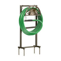 GOFORWILD Garden Hose Reel Holds 150ft of 5/8 Hose with 2 Hooks | Freestanding Water Hose Stand for Outside Patio Yard