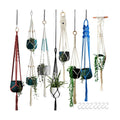 8-Pack Boho Plant Hanger, Macrame Pot Holder,Hanging Planter/Indoor/Balcony/Window Decoration Length 39" (Not Pot and