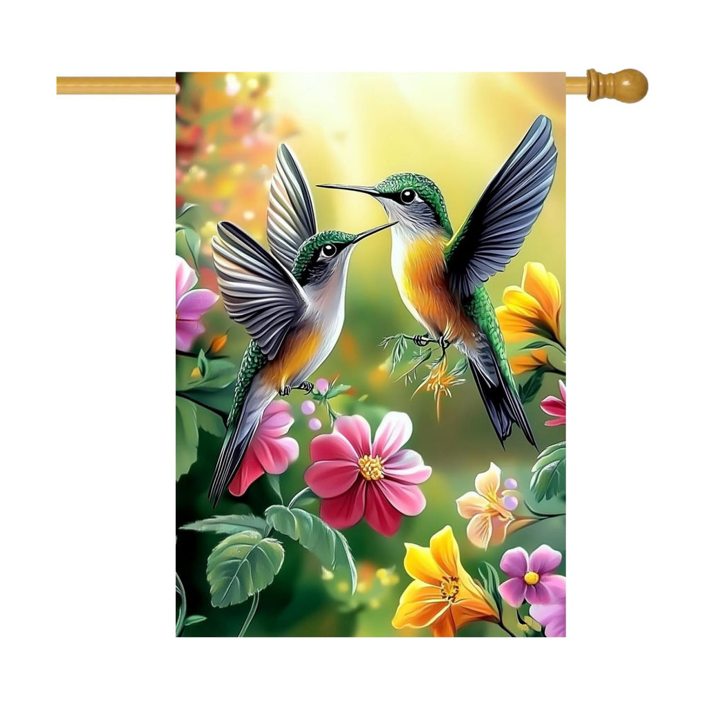 Spring Summer Large House Flags for Outside 28 x 40 Double Sided