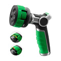 RESTMO Water Hose Nozzle Heavy Duty, Adjustable Garden Sprayer for Outdoor | 2-in-1 Twist Control, 9 Spray Patterns