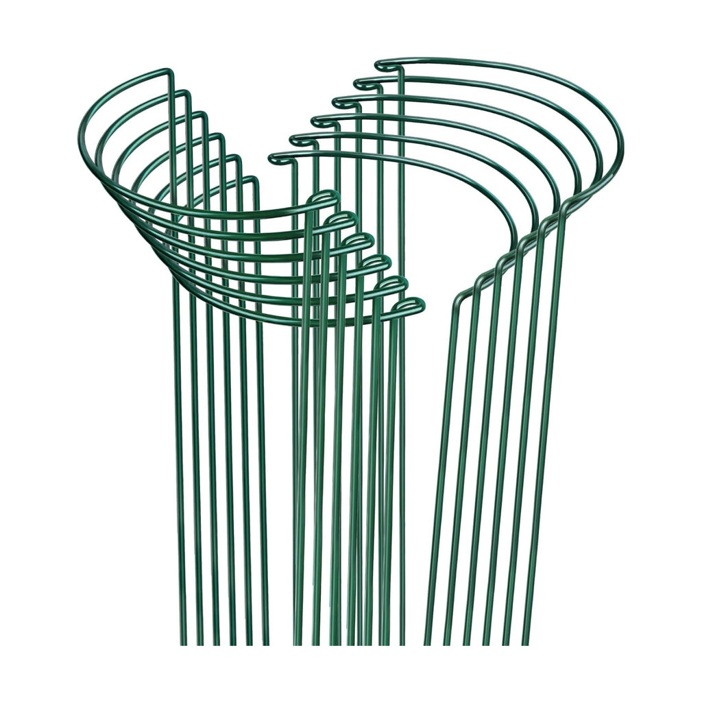 LEOBRO Plant Support Plant Stakes, 12pcs Peony Cages and Supports, Metal Garden Stakes Plant Supports, Plant Support