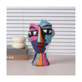 Face Planter Pot 8.2 Inch Height with Drainage | Abstract Picasso Head Vase for Decorative Plant | Eclectic Flower Pots
