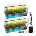 72 Cells Seed Starter Tray Self Watering, Seed Starter Kit with Grow Light, Full Spectrum with 5 Dimmable Brightness &