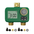 MOES 2 Zone Water Timer, Brass Fittings, Rain Delay, No Wi-Fi Required | 2 Independently Programmable Outlets With 3/4