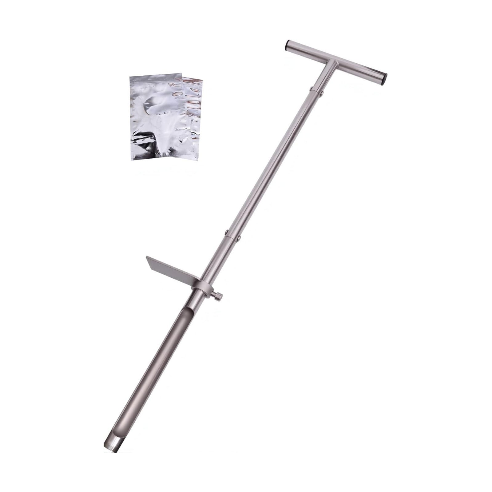 Soil Probe 36 Inches, Soil Sample Probe Stainless Steel, Soil Sampler Probes Rod for Soil Sampling, Soil Test Kit for