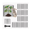 30 Pcs Wire Plant Protector Cages,11.8"x12" w/ Zip Ties & U Stakes
