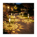 Toodour Solar Lights Outdoor Garden, 4 Pack Solar Pathway Lights Waterproof