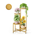 Stand Plants, 4 Tiers Metal Tiered Plant Stands for Outdoor Indoor,Heavy Duty Flower Pot Stands for Multiple