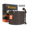 Garden Hose 100ft NON-EXPANDABLE Water Hose, 3-Layer Lightweight Nylon Braided Hose for Yard, Car Wash & Pet Shower