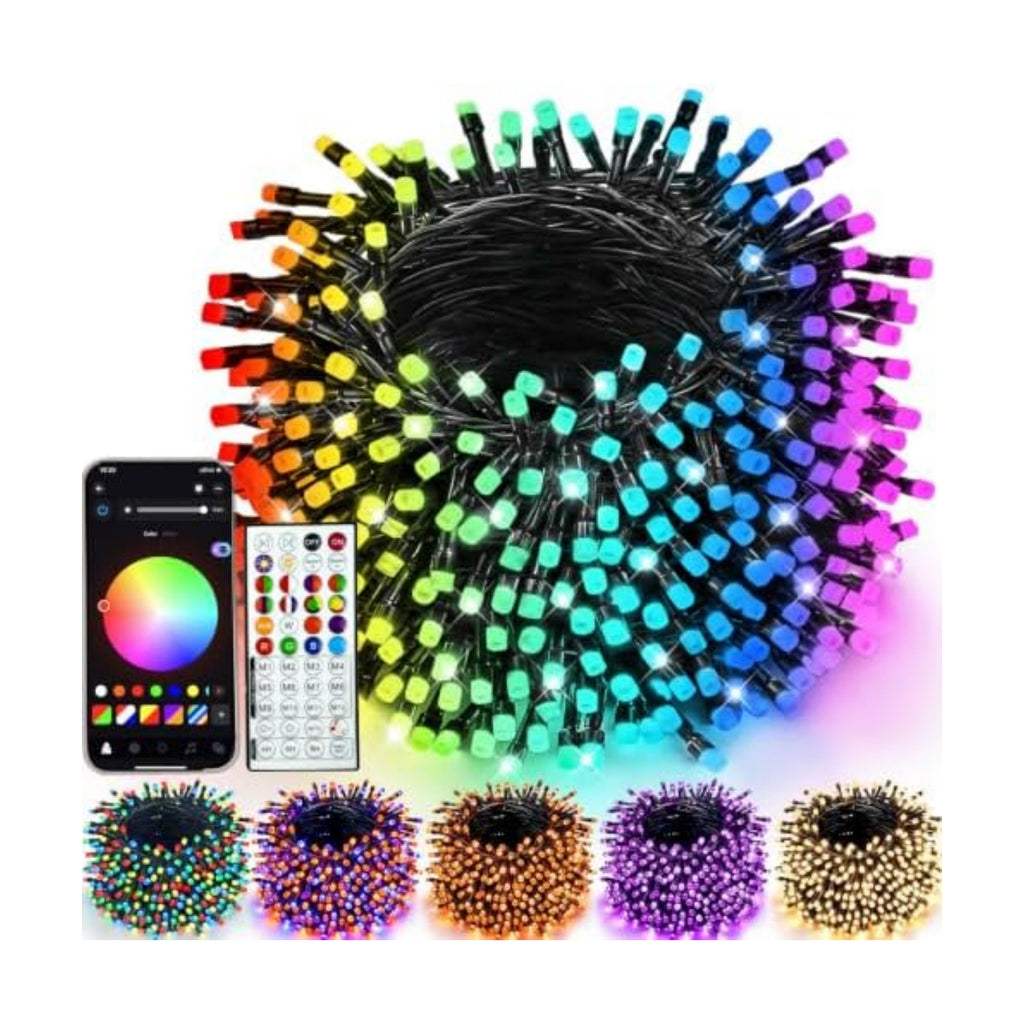 Smart Color Changing Halloween Christmas Lights 165 FT 500 LED App Remote