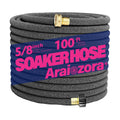 Soaker Hose 100FT 5/8 Inch, Heavy Duty Leakproof Drip Irrigation Hose for Deep Watering Large Flower Beds, Estates &