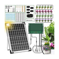 10W Solar Automatic Plants Watering System for Summer Garden Drip | Programmable Intelligent Pump Controller Kit with