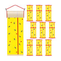 10 Rolls Sticky Fly Trap 30 ft Each, Fly Paper Strips for Indoor Outdoor Hanging Flies Tape Spotted Lanternfly Tree
