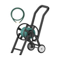 Garden Hose Reel Cart with Wheels, Holds 165 ft of 5/8’’ Hose Outdoor Heavy Duty Powder-coated Steel Water Storage