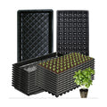 72-Cell Seed Trays with Drainage Trays-10 Sets 20 Packs-1020 Durable Plastic Plant Tray for Seed Germination（21x11x1.81