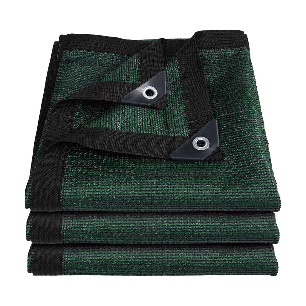 Green 10×20FT Shade Cloth,Durable Mesh Tarp with Grommets,for Garden,Car, Outdoor Pergola,Greenhouse,Chicken Coop and