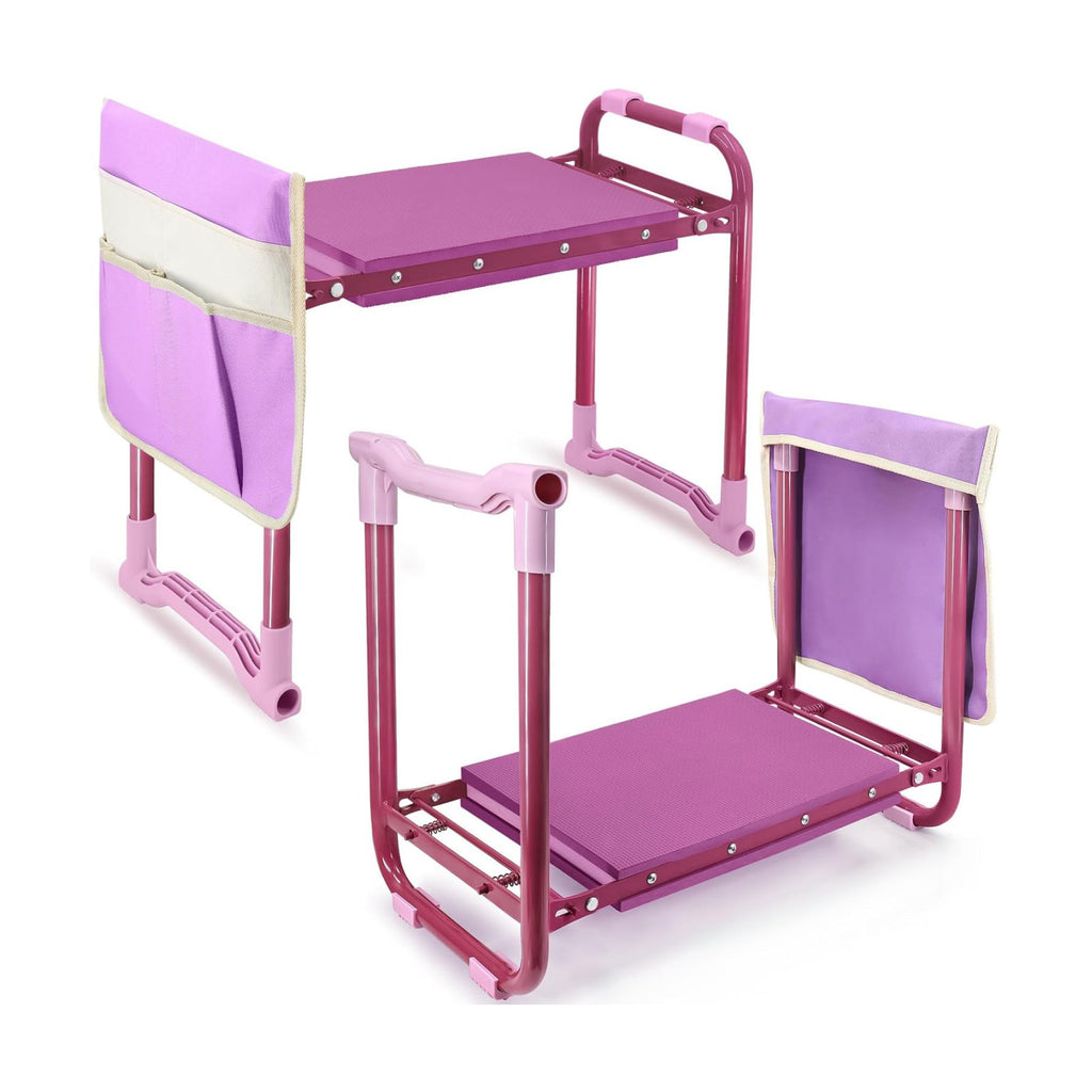 Folding Garden Stool and Kneeler, Heavy Duty Garden Kneeler and Seat, Kneeling Device for Gardening, Gardeners and