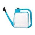 1.59 Gal Blue Clear Plastic Foldable Watering Can | Rotating nozzle, long spout, compact ergonomic design, dual
