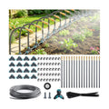100FT 1/4" Quick-Connect Drip Irrigation System Kit, Automatic Garden Watering System with 16 Pcs Adjustable Spray