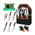 9-Piece Garden Tools Set Heavy Duty Stainless Steel with Tote Bag | Non-Slip Ergonomic Handles, Rust-Resistant – Ideal
