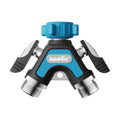 RAINPOINT Garden Hose Splitter 2 Way, All Metal Heavy Duty Water Hose Y Splitter With 2.05" Extra Long Side Handle &