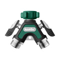 RAINPOINT Garden Hose Splitter 2 Way, All Metal Heavy Duty Water Hose Y Splitter With 2.05" Extra Long Side Handle &