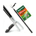 Stand Up Weed Puller Tool, 4-Claw Steel Head Heavy Duty Weeder, Adjustable Long Handle Garden Weeding Tool for