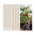 17" Electroculture Plant Stakes, 10 Pack Long Available Copper Garden Stake, Electroculture Copper Coil Wire Antennas